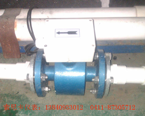 電磁流量計(jì)管道現(xiàn)場(chǎng)